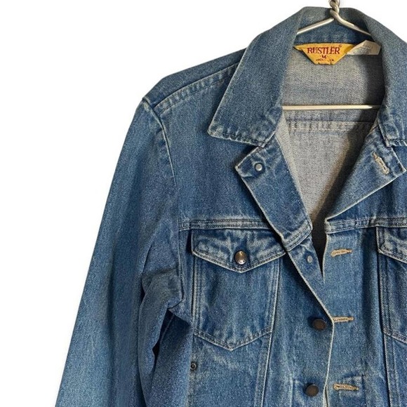 Vintage 80’s Rustler Denim Jacket - Picture 3 of 4
